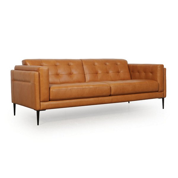 Murray Leather Sofa By Moroni At Lumens Com, Leather Couches Clearance Closeout