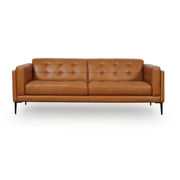 Murray Leather Sofa By Moroni At Lumens Com, Leather Couches Clearance Closeout
