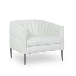 Pearl Leather Armchair