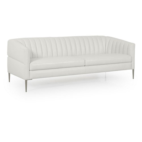 Pearl Leather Sofa (Medium) - OPEN BOX