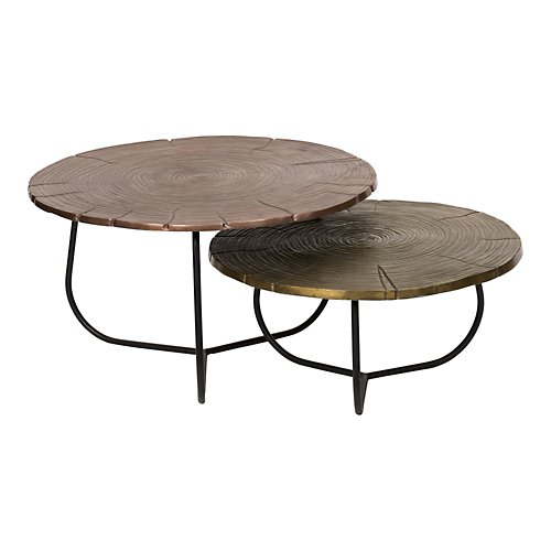 Astral Coffee Tables, Set of 2