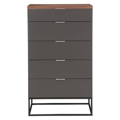 Grey Industrial Bedroom Dressers And Chest Of Drawers At Lumens