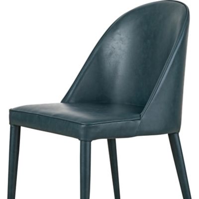 Black leather best sale dining chairs canada