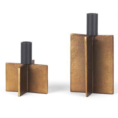 Pia Taper Candleholder, Set of 2