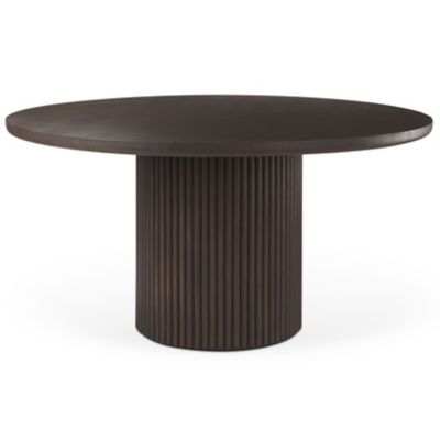 Terra Fluted 8-Piece Dining Set with Sloan Cabinet