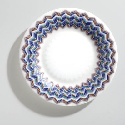 Zig Zag Bread and Butter Plates, Set of 6