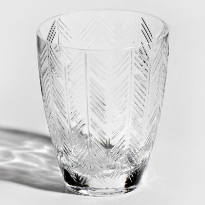 Zig Zag Water Glass, Set of 6