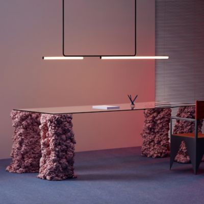 Shown in Black finish, 83 inch size, in use