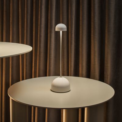 Shown in White and Silver finish, in use