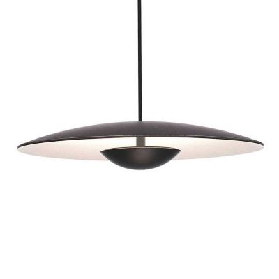 Ginger LED Pendant (Wenge with White|Med|0-10V) - OPEN BOX