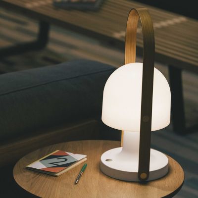 Shown in Matte White Base, FollowMe Plus size, lit, in use