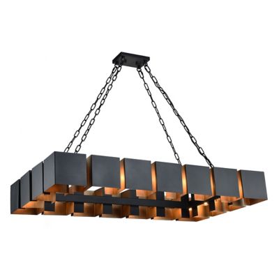 Antonella Rectangular Chandelier by Huxe at