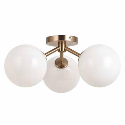 Adelina Semi Flush Mount Light (Aged Gold Brass) - OPEN BOX