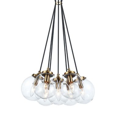 Clara Chandelier (Clear/Aged Gold Brass/7 Lights) - OPEN BOX
