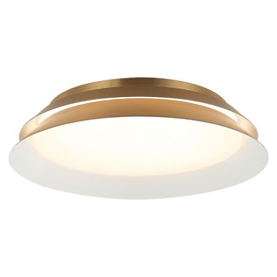 Elyria LED Flushmount (Aged Gold Brass|14 Inch) - OPEN BOX