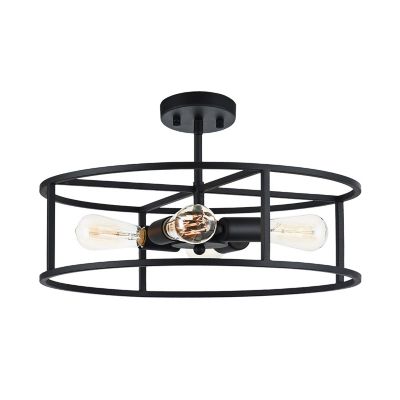 Santi Round Semi-Flushmount
