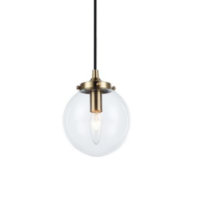 The Bougie Mini Pendant (Clear|Aged Gold Brass) - OPEN BOX