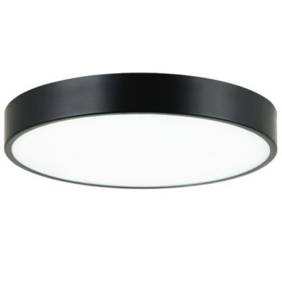 Plato LED Flushmount (Black/15 Inch) - OPEN BOX RETURN
