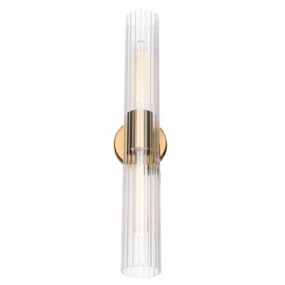 Odette Wall Sconce (Aged Gold Brass|24 In) - OPEN BOX