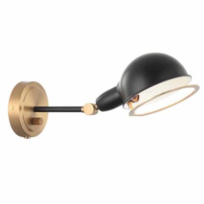 Mari Wall Sconce (Aged Gold Brass w/ Black)-OPEN BOX RETURN