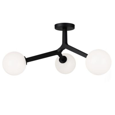 Tullio Semi-Flushmount (Black) - OPEN BOX