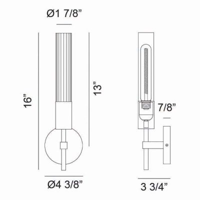 Lumière Single Sconce