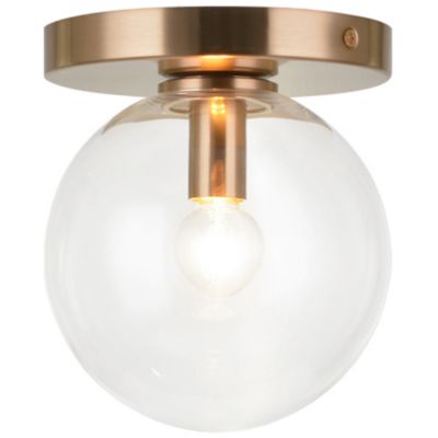 Cosmo Wall/Ceiling Light (Clear|Brass|6 Inch|Yes) - OPEN BOX