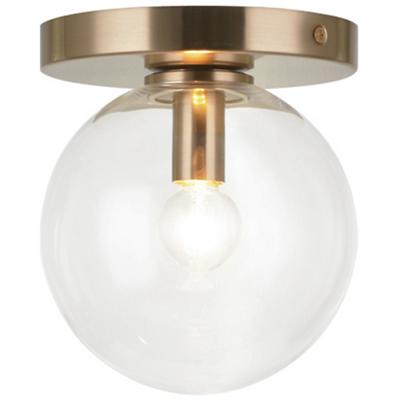 Cosmo Wall/Ceiling Light (Clear/Brass/6 Inch/Yes) - OPEN BOX