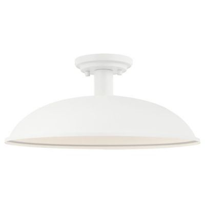 Farmley Semi-Flushmount (Matte White|Large) - OPEN BOX