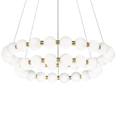 Oni 2-Tier LED Chandelier (Oxidized Gold) - OPEN BOX