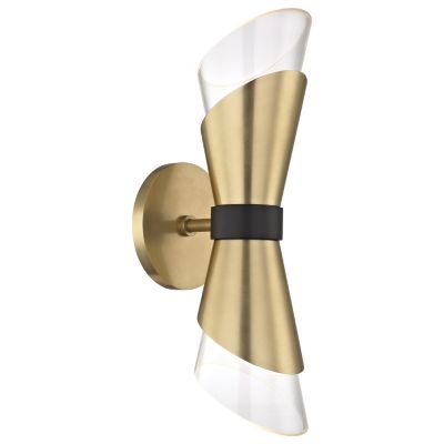 Angie Double Wall Sconce (Aged Brass) - OPEN BOX RETURN