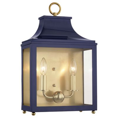 Navy on sale blue sconces