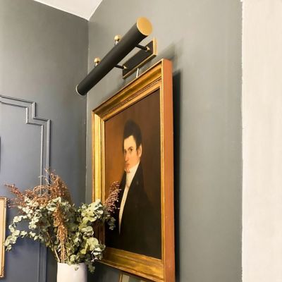 Shown in Aged Brass/Black finish, 8.25-In. Width