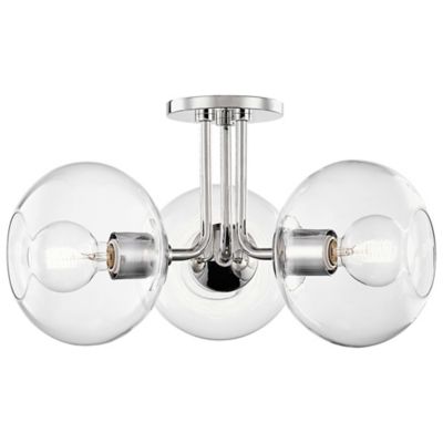 Margot 3-Light Semi-Flushmount
