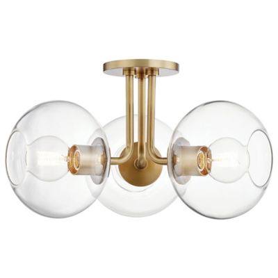 Margot 3-Light Semi-Flushmount