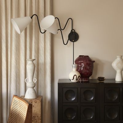 Onda 2-Light Plug-in Wall Sconce
