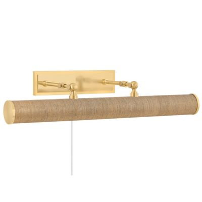 Holly Natural Grasscloth Picture Light