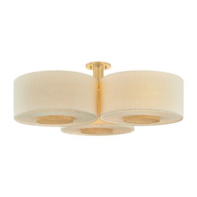 Miller Triple Semi-Flushmount