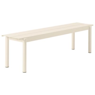 Linear Steel Outdoor Bench