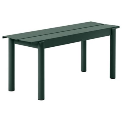 Linear Steel Outdoor Bench