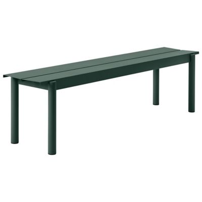 Linear Steel Outdoor Bench