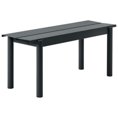 Linear Steel Outdoor Bench