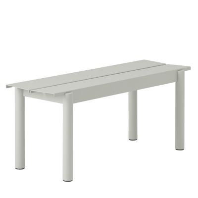 Linear Steel Outdoor Bench