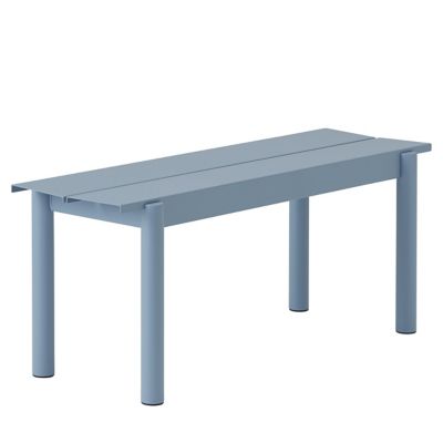 Linear Steel Outdoor Bench