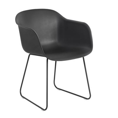 Fiber Armchair with Sled Base