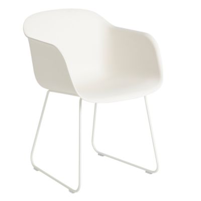 Fiber Armchair with Sled Base