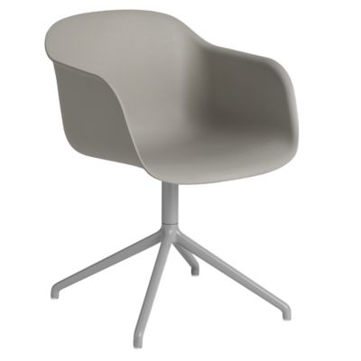 Fiber Armchair with Swivel Base