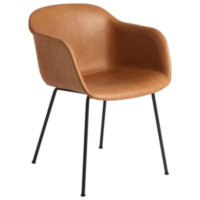 Fiber Armchair with Tube Base