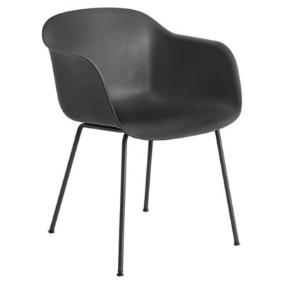 Fiber Armchair with Tube Base