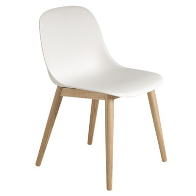 Fiber Side Chair with Wood Base